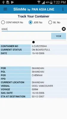 Pan Asia Line android App screenshot 3